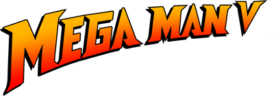 Mega Man V logo for GameBoy